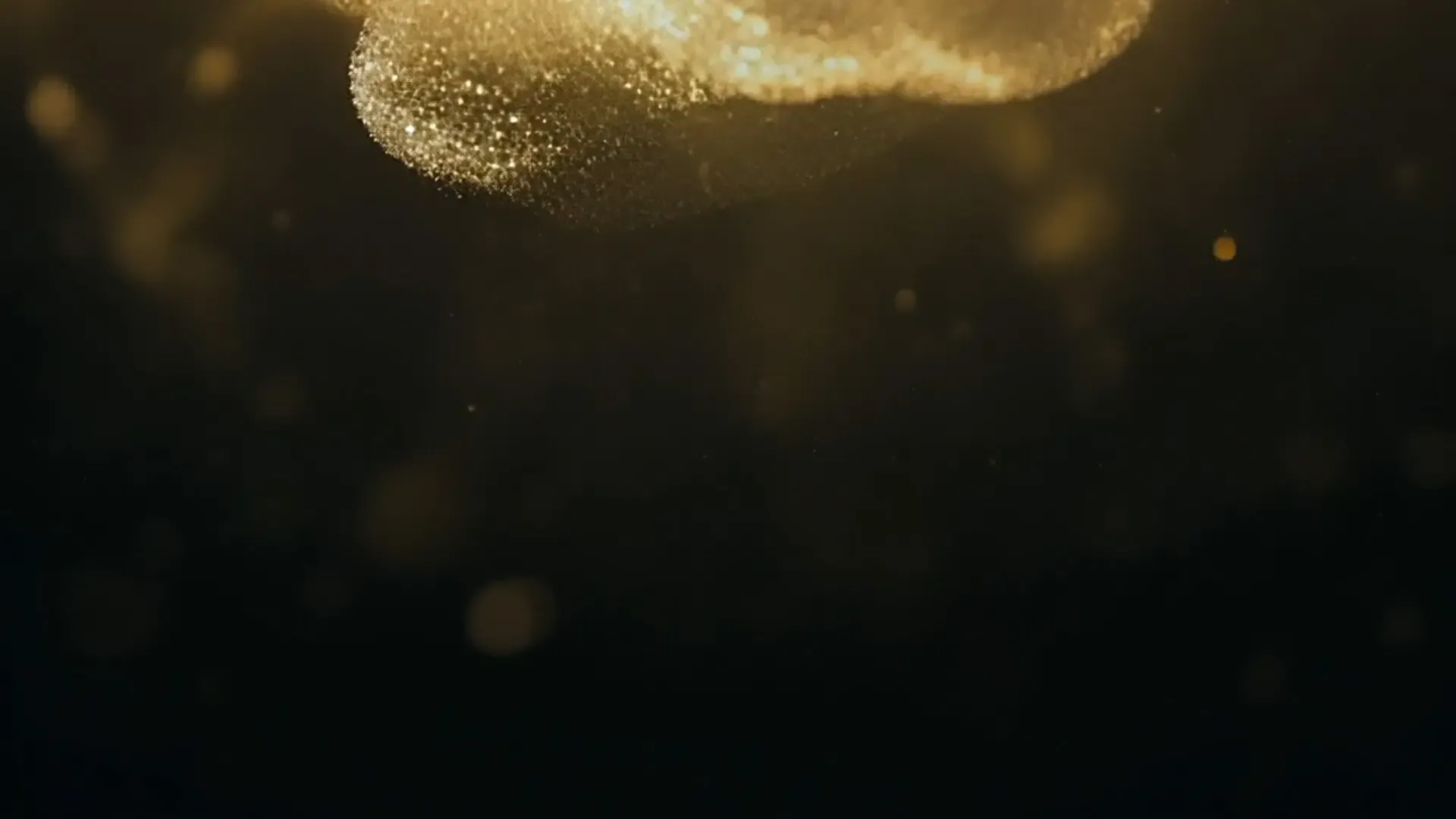 Luxurious Golden Particle Overlay for Event and Celebration Videos